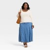 Women's Slim Fit Long Sleeve Scoop Neck Ribbed T-Shirt - Universal Thread™ - 3 of 3