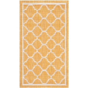 Courtyard Dokupa CY8918 UV & Stain Resistant Non-Shedding Power Loomed Indoor/Outdoor Rugs - Safavieh - 1 of 4