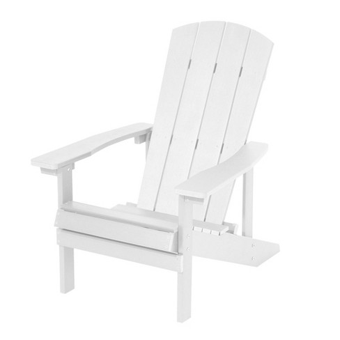 Sonkuk Recycled Plastic Wood Adirondack Chair, White : Target