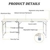 Racxily 3FT Durable Plastic Folding Table w/Handles & Lock - Portable Indoor/Outdoor Picnic Dining Table for Camping, Parties - 2 of 4