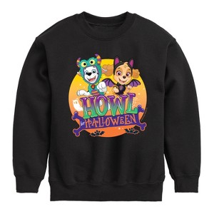 Boys' - Paw Patrol - Howl For Halloween Graphic Long Sleeve Fleece Sweatshirt - 1 of 4