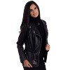 Nine West Women's Moto Jacket NWDO2123US - 2 of 4