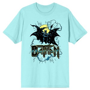 Batman Moonlight Superhero Men's Celadon T-shirt - 1 of 2