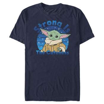 Men's Star Wars The Mandalorian The Child Strong is the Cuteness T-Shirt