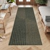 Modern Rainbow Easy Jute Area Rugs, Washable Natural Contemporary Indoor Outdoor Carpet for Living Room Farmhouse Patio Backyard RV - 4 of 4