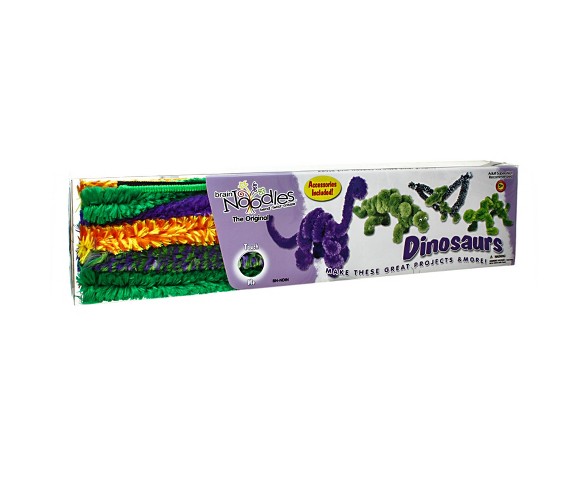 Chenille Stems Activity Kits 12ct Dinosaur Pack Brain Noodles