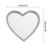 Unique Bargains Rhinestone Heart Mirror Phone Case Decoration 1 Pc - 3 of 4