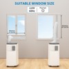 8000 BTU ABS Portable Air Conditioner, Compact Design, Energy Efficient, Dehumidifier, R32 Refrigerant - 3 of 4