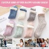 FURNIinspire 7 Pairs Socks Warm Cozy Gifts for Women Fluffy Fuzzy Sock Plush Sleeping Slipper Socks Soft Warm Fabric, Multicolored, 10.92"*2.93"*4.68" - 4 of 4