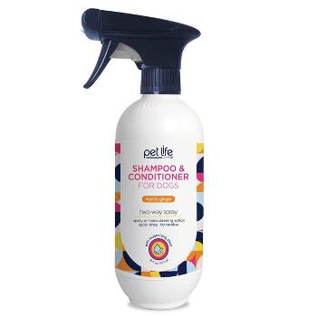Pet Life Unlimited Shampoo & Conditioner for Dogs with Two-Way Spray - Vanilla Ginger - 16oz