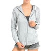 Women’s Cotton Zip-Up Hooded Sweatshirt - 3 of 4