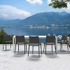 WRGHOME Garden Modern Outdoor/Indoor Plastic Resin Stacking Patio Dining Side Chair  (Set of 2) - 2 of 4
