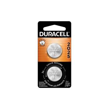 Duracell 2025 Batteries Lithium Coin Button - 2 Pack - Specialty Battery w/ Bitterant Technology