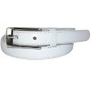 CTM Women's Skinny 3/4 Inch Leather Dress Belt - 4 of 4