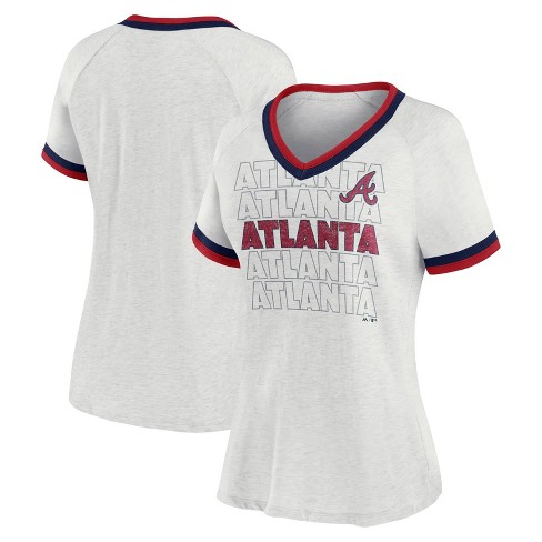 MLB Atlanta Braves Women's Short Sleeve Jersey - S
