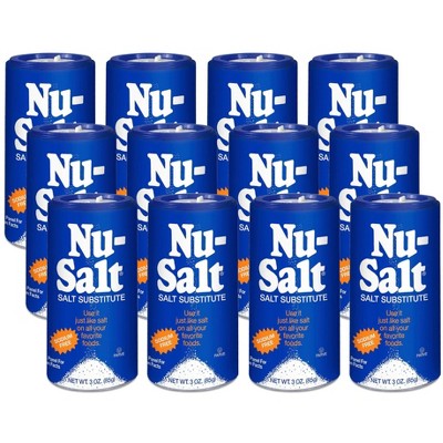 Nu-Salt Salt Substitute Shaker - Case of 12/3 oz