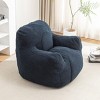 Bean Bag Chair With Tufted Stuffed Filling,Fluffy And Lazy Sofa,BeanBag Chairs With Memory Foam For Apartment Living Room-Cuddlewood - 3 of 4