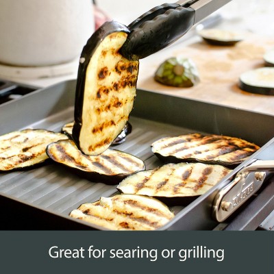 All-Clad HA1 11" Black Aluminum Non-Stick Grill Pan