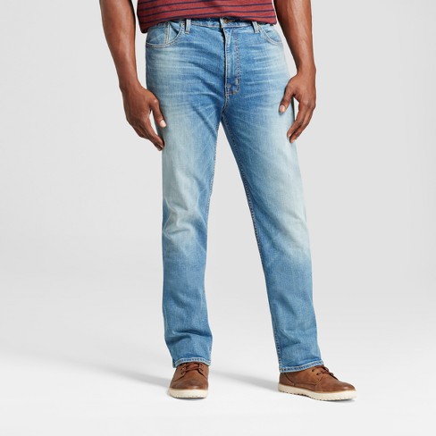 Men's Big & Tall Athletic Fit Jeans - Goodfellow & Co™ Light Denim ...