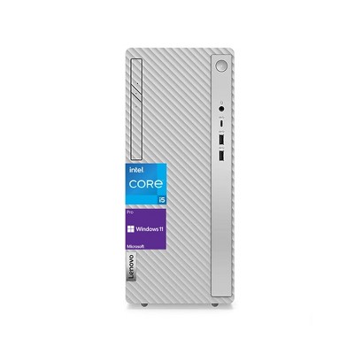 Lenovo IdeaCentre 5 Daily Tower Desktop, Intel Core i5-12400, Intel UHD Graphics, 8GB DDR4 RAM, 512GB PCIe SSD, Wi-Fi 6, Windows 11 Home, Grey