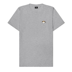 Dalix Cappuccino Embroidered Cotton Relaxed Boxy Fit Short Sleeve Crewneck Tee Shirt Mens - 1 of 4