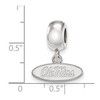 Black Bow Jewelry Sterling Silver Mississippi Rebels NCAA Bead Charm - 3 of 4