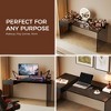 Luck Live 53.14-inch Tempered glass desk - 3 of 4