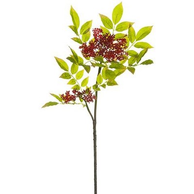 Allstate Floral 28" Red Nandina Berry Artificial Branch Spray
