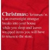 Funny Meaning of Christmas Definition Graphic T Shirt Men or Women Brisco Brands - 2 of 4