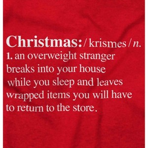 Funny Meaning of Christmas Definition Graphic T Shirt Men or Women Brisco Brands - 1 of 4