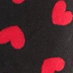 hearts - red black
