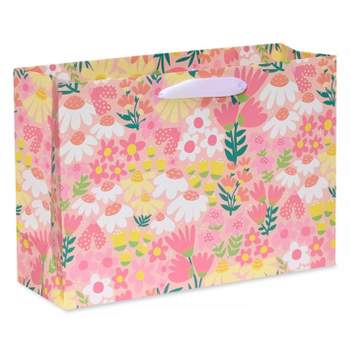 Mother's Day Medium Gift Bag All Over Flowers Pink