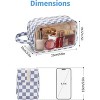 Narwey Clear Toiletry Bags for Traveling Women Men, Clear Travel Bags for Toiletries Makeup Bag Cosmetic Bag with Zipper - 2 of 3