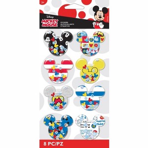 EK Success Disney Shaker Stickers - Mickey Ears, 8pcs - 1 of 1