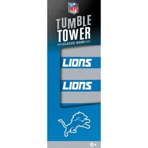 MasterPieces Real Wood Block Tumble Towers - NFL Detroit Lions - 1 of 4