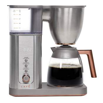 CAFE Specialty Drip Coffee Maker with Glass Carafe Stainless Steel