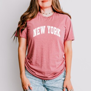 Simply Sage Market Varsity New York Short Sleeve Tee - 1 of 4