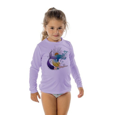 Mermaid Swim Club | Youth UPF Sun Shirt | Long Sleeve Protection Seagrass / Small