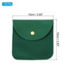 Unique Bargains Portable  Velvet Snap Button Soft Storage Jewelry Pouches 10 Pcs - 2 of 4