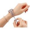 Worryfree Gadgets Metal Band for Apple Watch, Adjustable Band with Rhinestone for Stainless Steel Band for iWatch Series SE Series 8 7 6 5 4 3 2 1 - 4 of 4