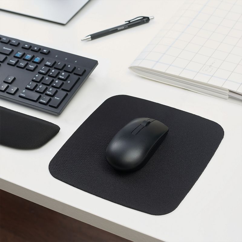 Staples Mouse Pad Black 2/Pack (2498469) ST61817, 4 of 5