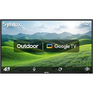 Sylvox 50" Patio Series Outdoor 2160p LED TV: Google TV, HDMI x3, Chromecast - 1 of 4