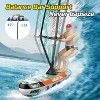 Skirfy RC Kayak Boat for Kids, 2.4 Ghz Remote Control Boat Toy W/Colorful LED Light, Never Capsize for  Summer Outdoor Water Toys - 2 of 4