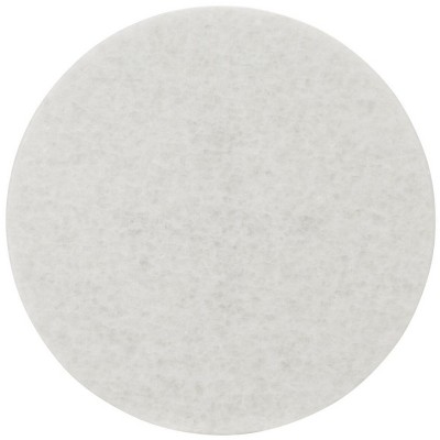 Elegant Myrna Gold and White Granite Round Accent Table