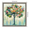 Amanti Art Blooming Tree by Silvia Vassileva Canvas Wall Art Print Framed 16 x 16-in. - 3 of 4