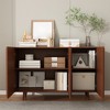 47'' Sideboard Buffet Cabinet, Coffee Bar Cabinet with Adjustable Shelves, Entryway Console Table, Kitchen Pantry Storage Cabinet for Living Room - 2 of 4