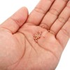 Unique Bargains Metal Round Jewelry Making Gold Filled Spacer Beads 100 Pcs - 4 of 4