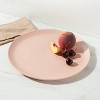 12" Stoneware Acton Serving Platter Pink - Threshold™ - image 2 of 3