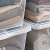 Racxily 6 Pack Storage Bins, 17 Qt. (4.25 gal.) Plastic Stackable Closet Storage Box, Clear - 4 of 4