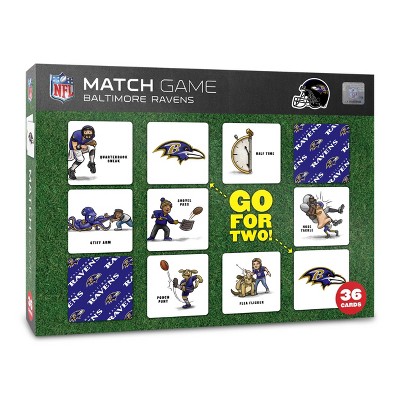 NFL Baltimore Ravens Memory Match Game